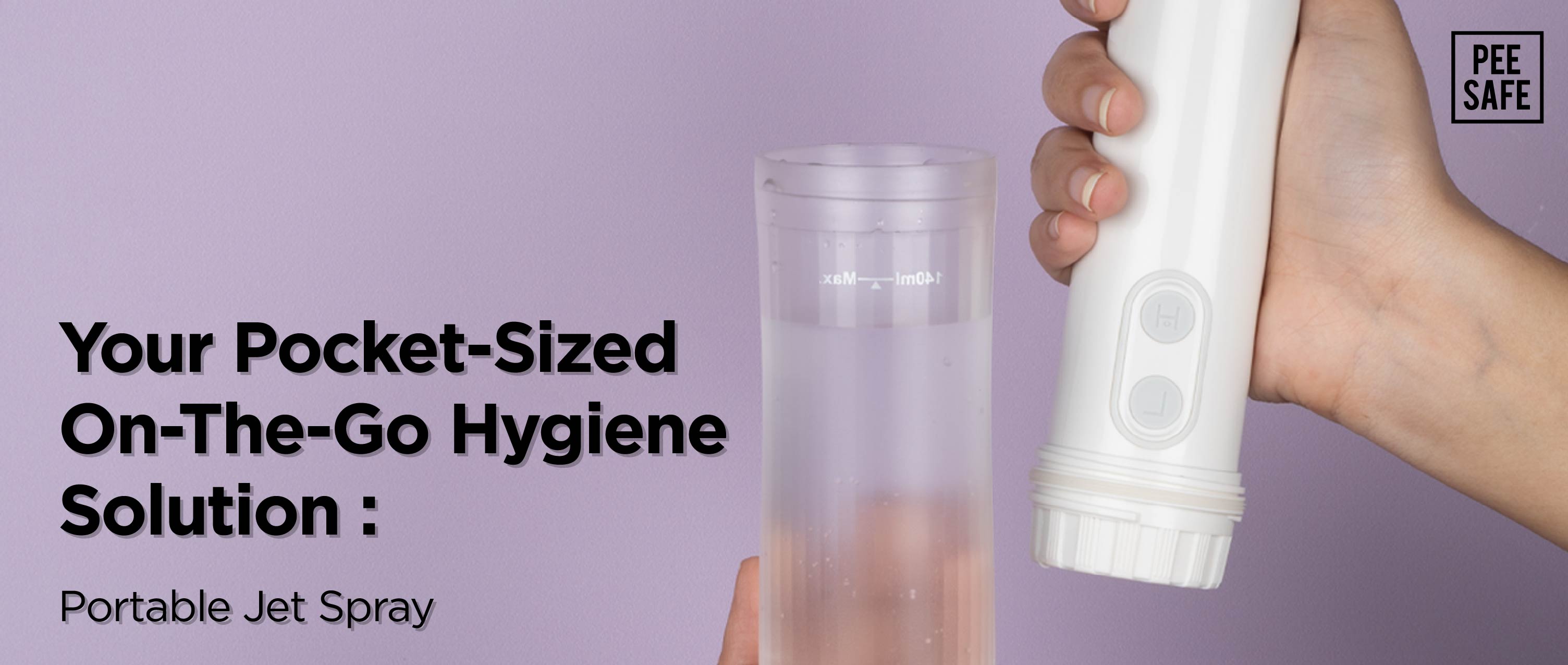 Your Pocket-Sized On-The-Go Hygiene Solution: Portable Jet Spray