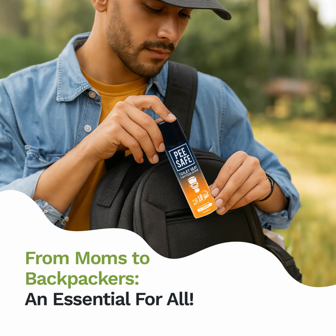 Pee Safe Toilet Seat Sanitizer Spray (Citrus) - 75 ML - BULK BUY