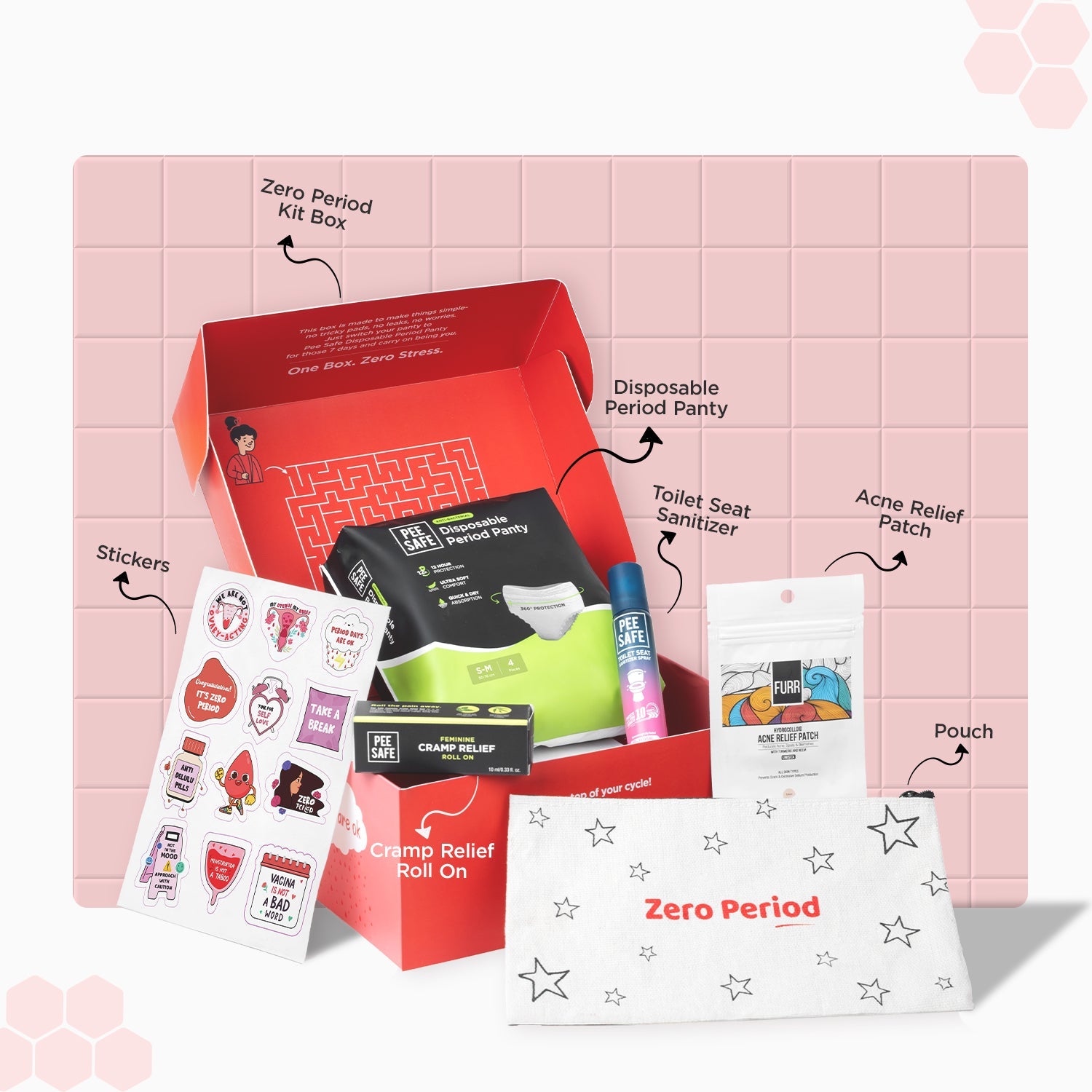 Pee Safe Zero Period Kit