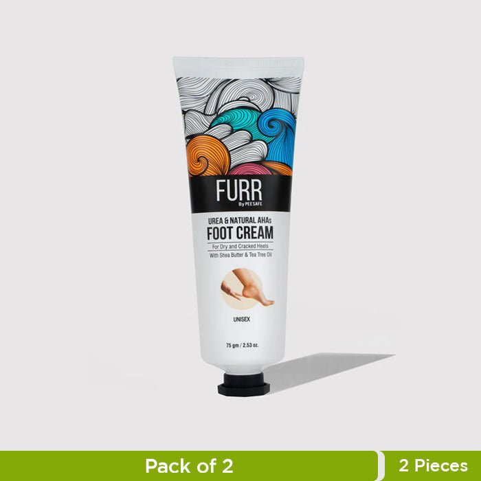 Furr Urea & Natural AHAs Foot Cream - Pack of 2