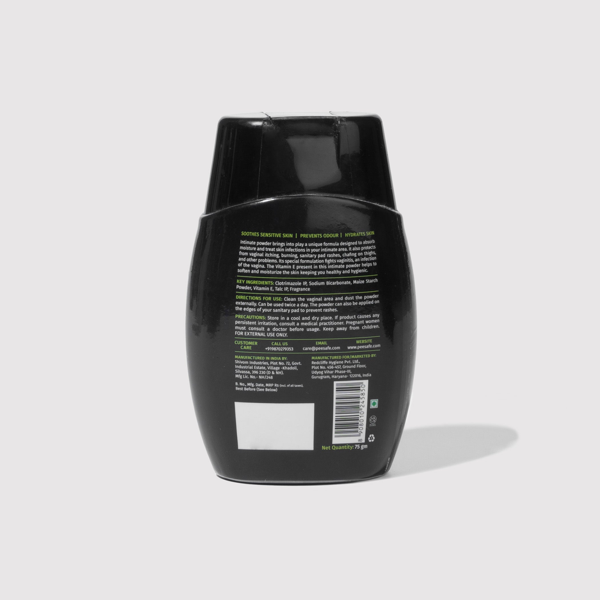 Pee Safe Intimate Powder (75 GM) - BYOC