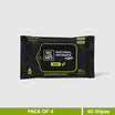 Pee Safe Natural Intimate Wipes For Men (40N)