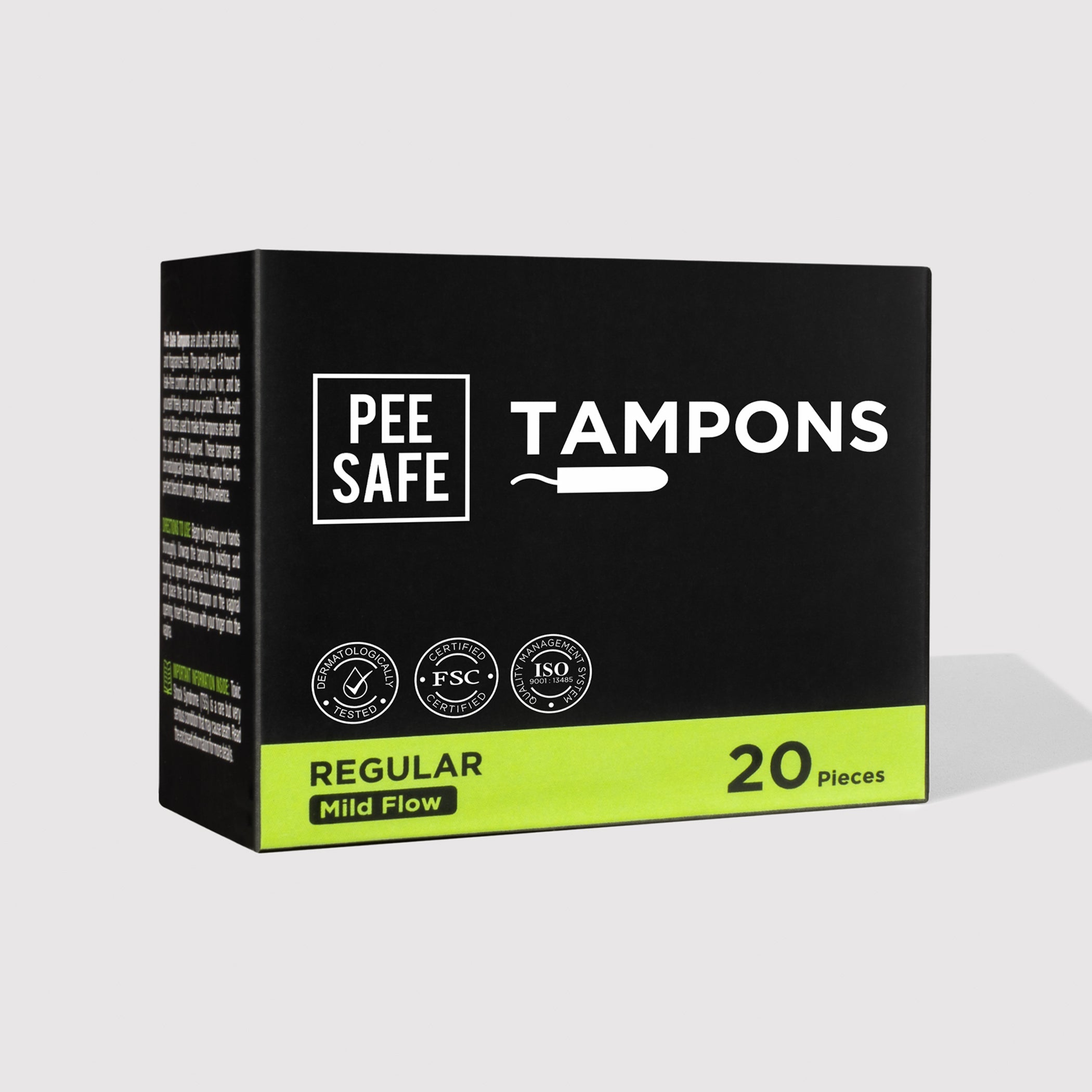 Pee Safe Tampons - Regular (20 Tampons) - BYOC