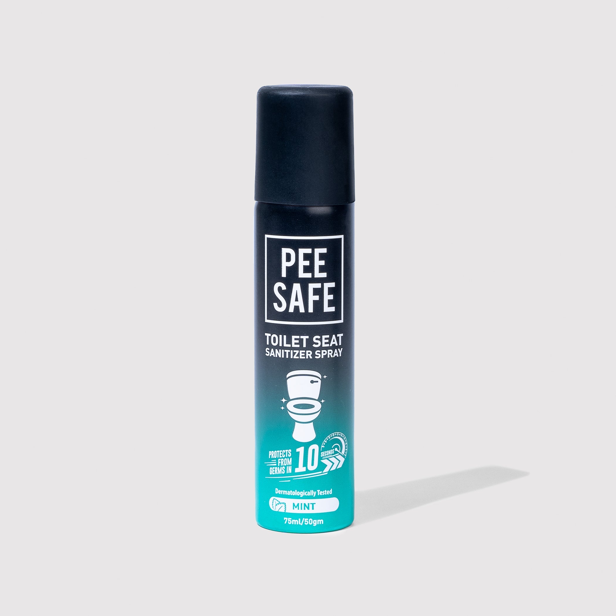Pee Safe Toilet Seat Sanitizer Spray (Mint) - 75 ML - BYOC
