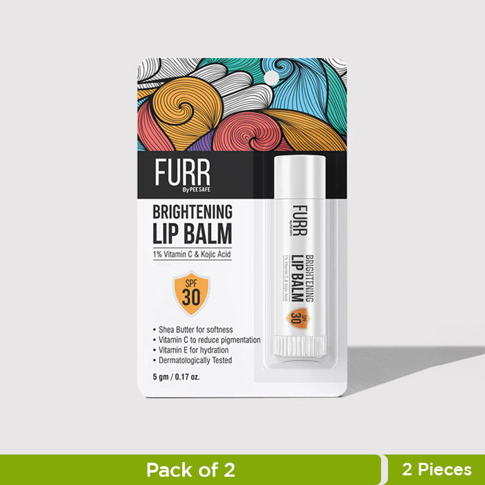 Furr Brightening Lip Balm - Pack of 2