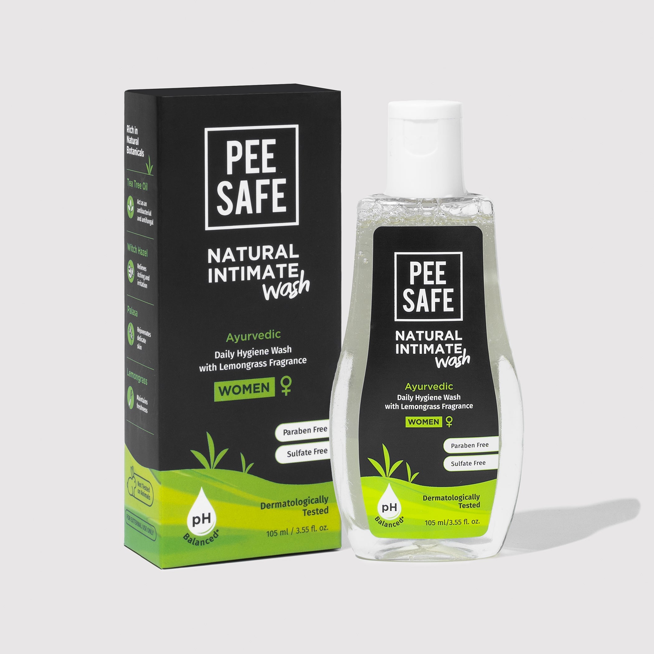 Pee Safe Daily Natural Intimate Wash For Women (105 ML)