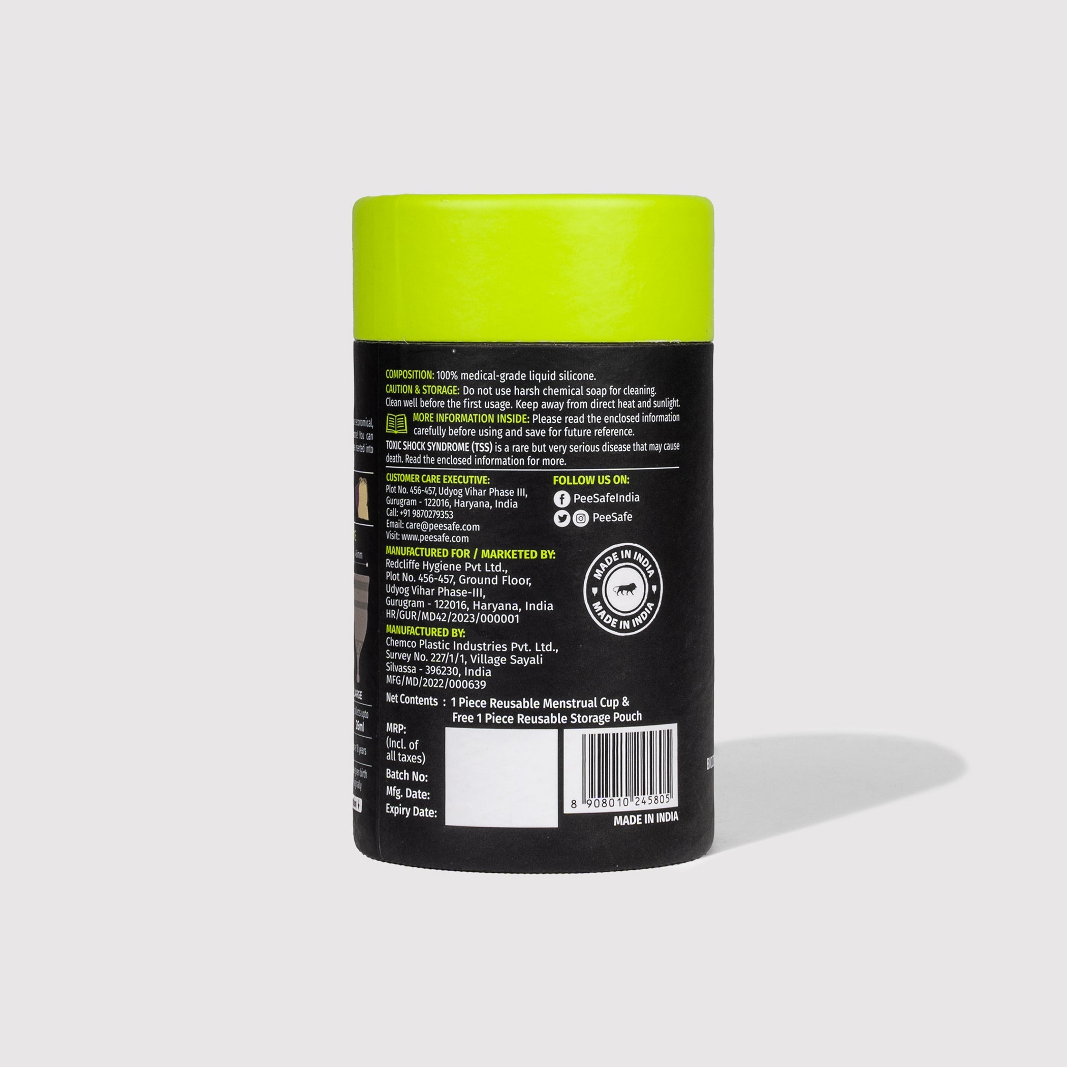 Pee Safe Menstrual Cup - Small - BULK BUY